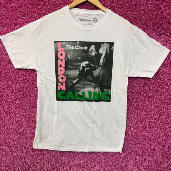 The Clash London Calling Album Cover Post Punk Band Tee M - Picture 1 of 4